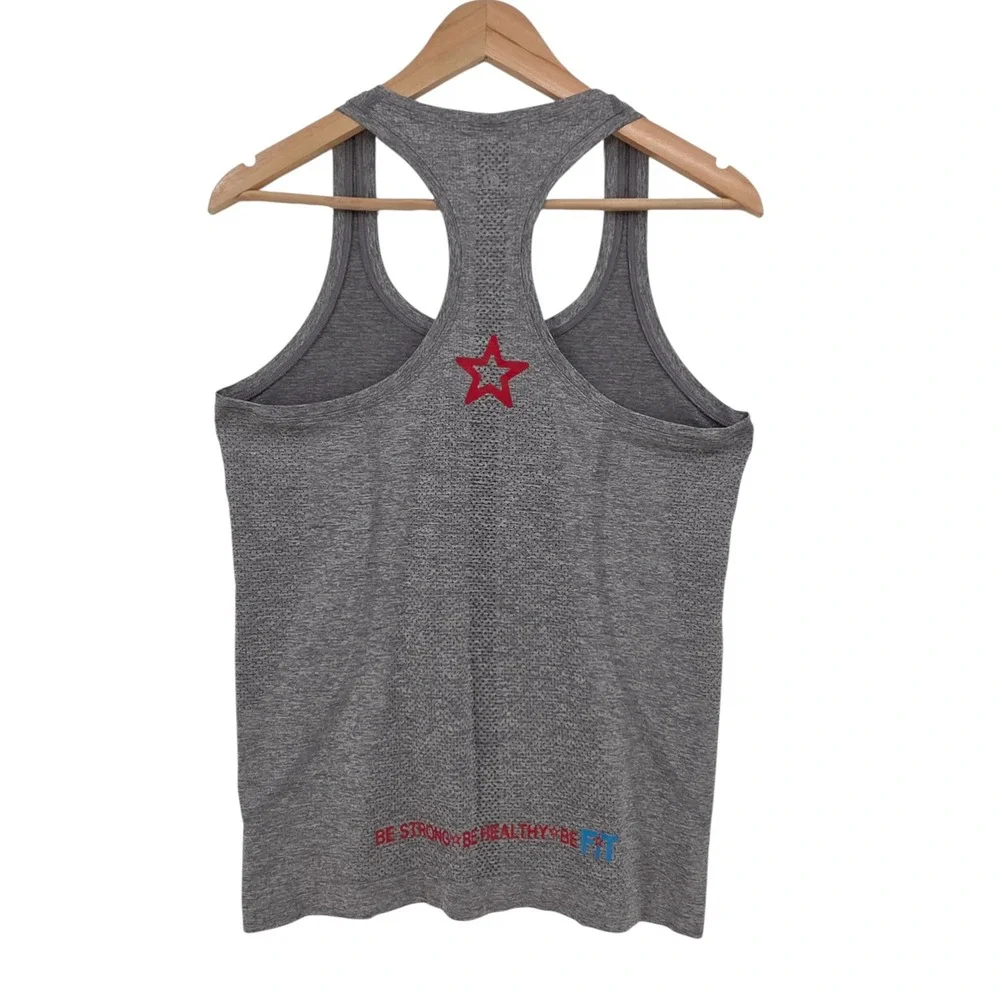 Lululemon Womens 8 Swiftly‎ Tech Racerback Tank Top with Logo in Grey